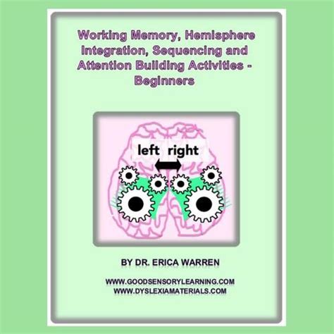Working Memory And Attention Activities Good Sensory Learning