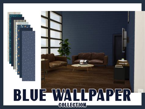 The Sims Resource Blue Wallpaper Collection