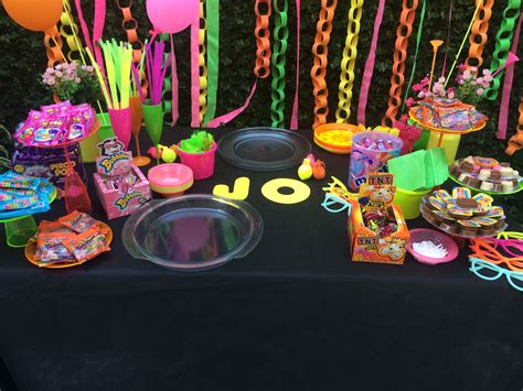 Pin Em Aniversário Neon Party 10 Anos