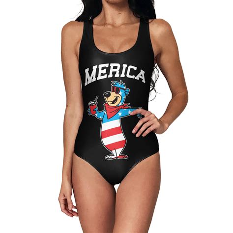 Merica Bear Swimsuit American Af Aaf Nation