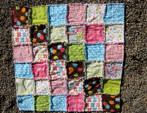 Baby Girl Flannel Rag Quilt Diy Quilt Rag Quilt Quilts