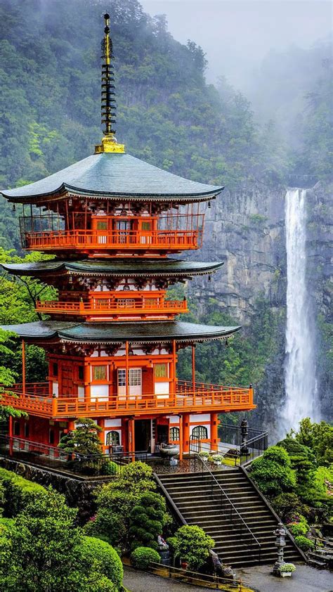 Kumano Nachi Taisha Temple And Nachi Falls Japan Japan Travel
