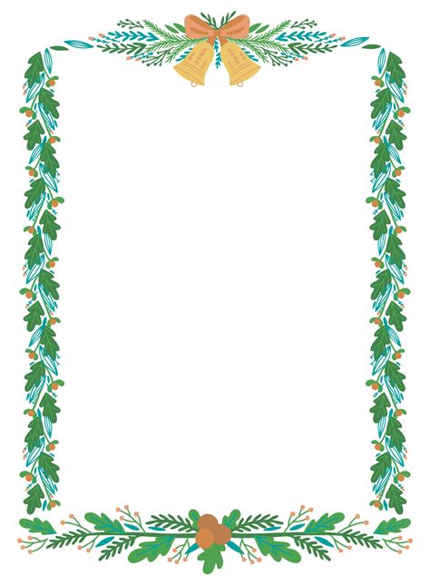 7 Best Printable Christmas Borders And Background