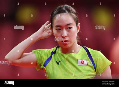 tokyo japan 27th july 2021 kasumi ishikawa jpn table tennis women s singles round of 16