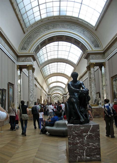 Stock Pictures: The Louvre Museum Paris - exterior and interior with pieces of art