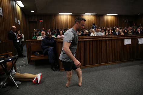 Oscar Pistorius Walks On Stumps In Bid To Avoid Jail