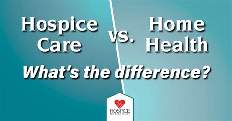 Hospice Care Vs Home Health Whats The Difference Hospice Of The Red River Valley