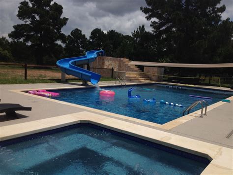 Fiberglass Water Slides For Residential Pools Residential Pool Pool