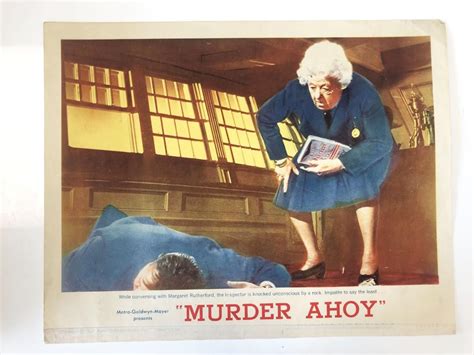 murder ahoy original 1964 vintage lobby card