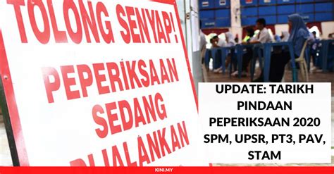 Surat berkenaan takwim peperiksaan ini telah dikeluarkan pada 7 februari 2019. Update: Tarikh Pindaan Peperiksaan 2020 SPM, UPSR, PT3 ...