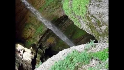 Natural Wonders Baatara Gorge Waterfall Lebanon Youtube