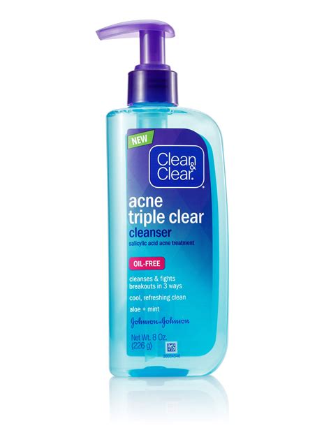 How cleansing damages your skin. Acne Triple Clear™ Cleanser | CLEAN & CLEAR®