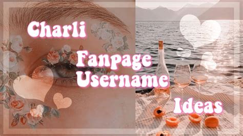 Aesthetic Charli D Amelio Fanpage Usernames My Bios