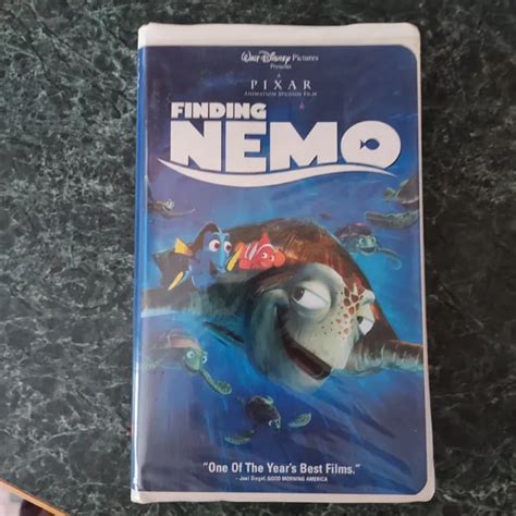 Walt Disney Pixar Finding Nemo Vhs Video Cassette Tape Clam Shell