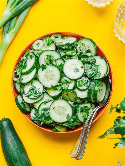Thai Cucumber Salad Recipe No Peanuts Live Eat Learn