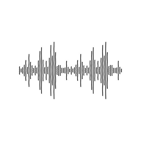 Premium Vector Sound Wave Vector Illustration