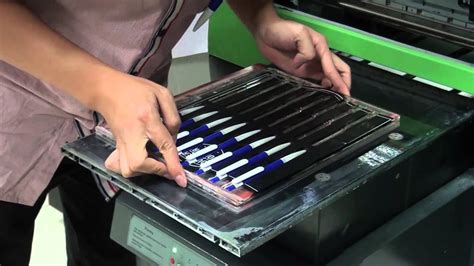 Digital Pen Printing Machine Uv Pen Flatbed Printer With White Ink