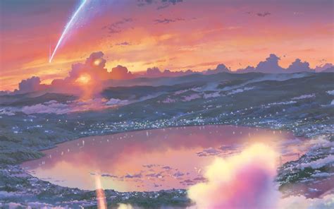 Your Name Kimi No Na Wa Digital Backgrounds Wallpaper Backgrounds