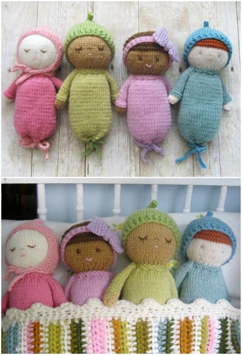 Knit Baby Doll Patterns By Amy Gaines The Whoot Knitting Dolls Free Patterns Doll Patterns