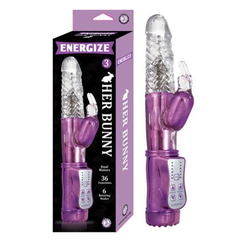 Energize Her Bunny 3 Luv Touch Powerful Rabbit Vibe Waterproof Purple