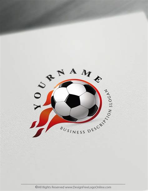 Free Football Logo Maker Soccer Team Logo Design Template In 2020