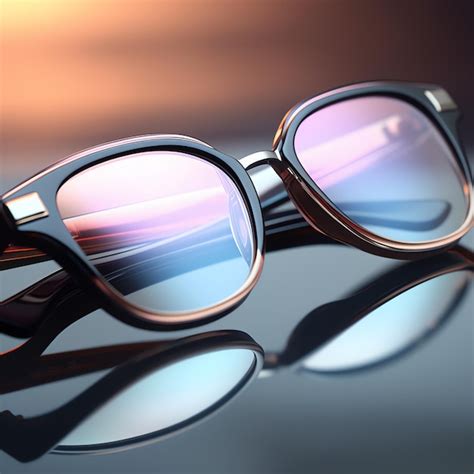 premium ai image a pair of sunglasses on a table