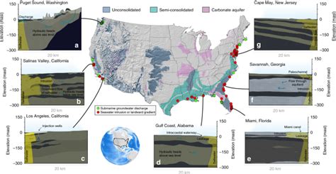 Groundwater Level Observations In 250000 Coastal Us Wells Reveal Scope