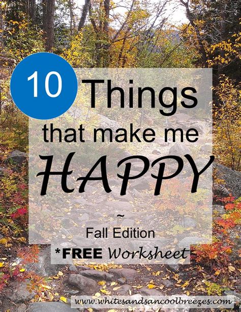 10 Things That Make Me Happy In The Fall White Sands And Cool Breezes