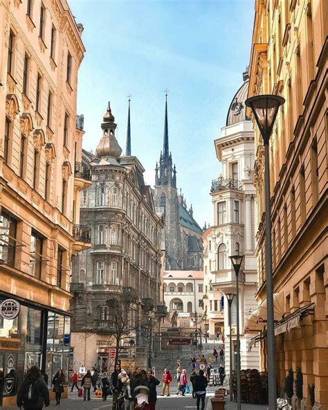Street in Brno, Czechia : europe