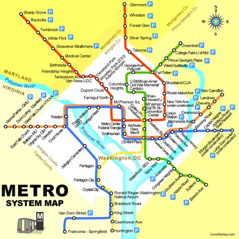 Metro A Commuter Train Subway Serving Commuters In Maryland