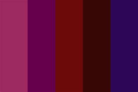 Elementary Burgundy Color Palette Burgundy Colour Palette Color