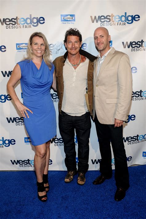 Ty Pennington Center With Westedge Co Founders Megan Reilly Left