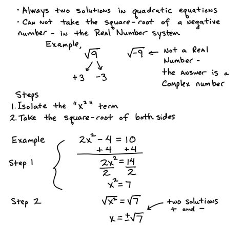 If a polynomial function has integer coefficients, then every rational zero will have the form. Solve Quadratic Equations by Square Roots - Learning ...