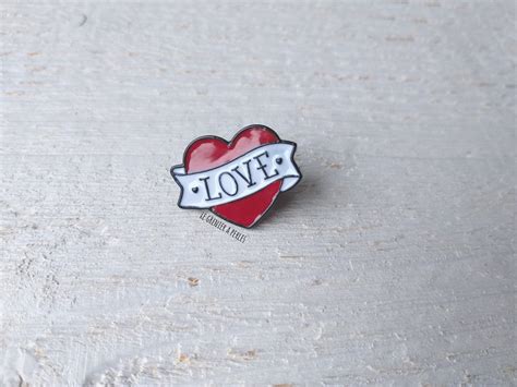 Pins Love Pins Heart Etsy