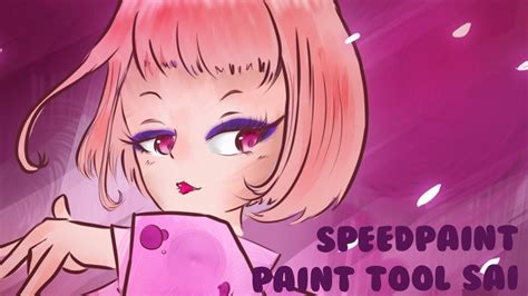 Kimono Girl Speedpaint Paint Tool Sai Youtube