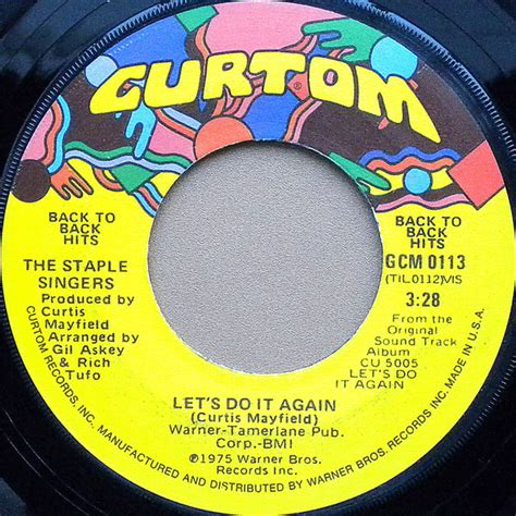 the staple singers let s do it again new orleans 1975 jacksonville pressing vinyl discogs