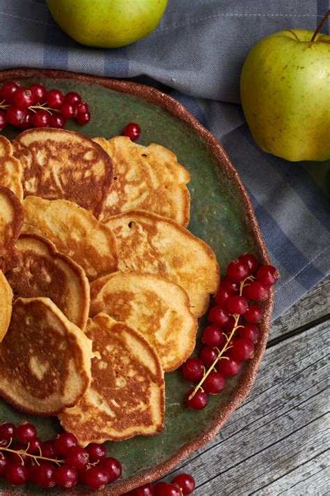 Pancakes Con Manzanas Y Sidra Sin Gluten Sin Lactosa
