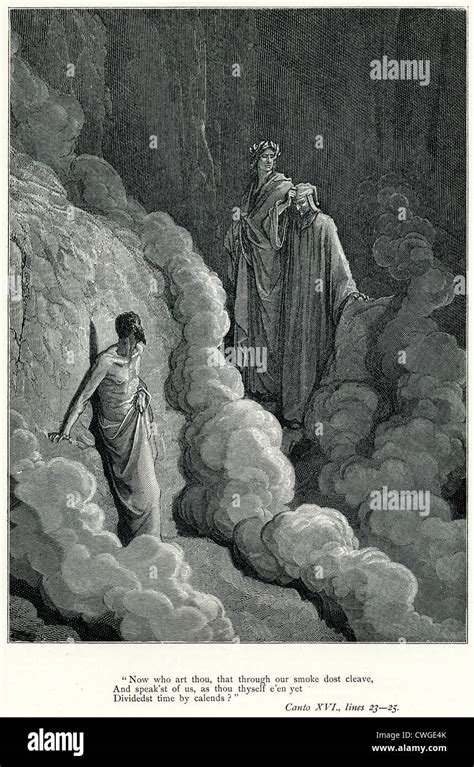Illustration By Gustave Dore From The Vision Of Purgatory And Paradise
