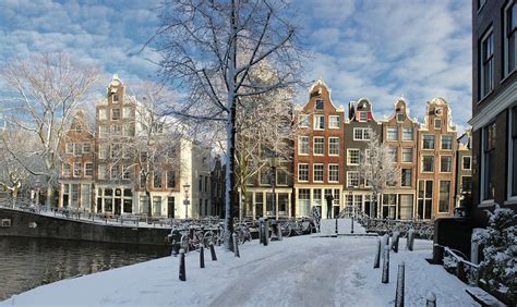 Amsterdam Covered By Flakes Of Snow © All Rights