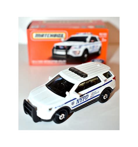 Matchbox Power Grabs Nypd Ford Interceptor Utility Police Truck