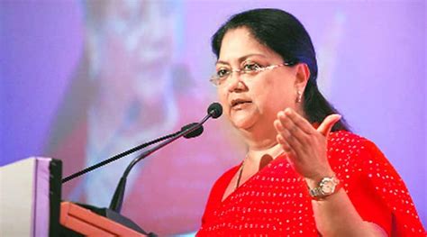 Vasundhara Raje Her Confidence Could Not Withstand Popular Mandate Research News The Indian