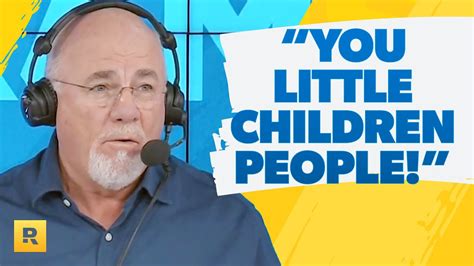Is This The Most Epic Dave Ramsey Rant Ever Youtube