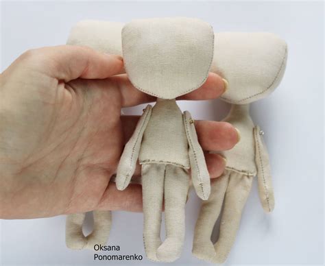 pdf tutorialpattern doll body 14cm 5 5 doll patterns etsy méxico