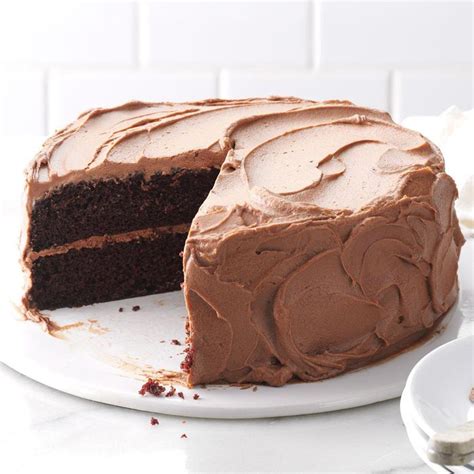 Chocolate Cake With Chocolate Frosting Recipe How To Make It