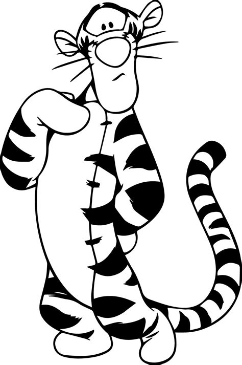 Tigger Face Coloring Pages Coloring Pages