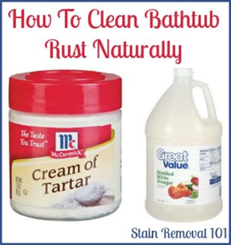 Here we have a prime candidate for a bathtub drain rust close up of a needed bathtub overflow rust hole repair. Removing Rust Stains From Bathtub: Natural Home Remedies