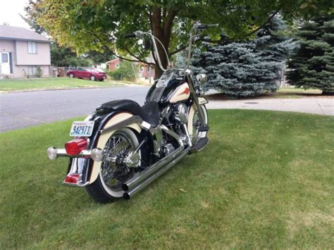 Get back on the road fast ape hanger handlebars ape hangers harley dyna harley softail harley davidson handlebars motorcycle equipment motorcycle gear atv car. 1990 Harley Davidson Heritage Softail Custom Chrome LaPera ...