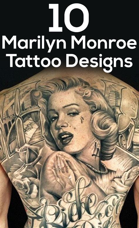 When it comes down to it, i let them think what they want. 10 Iconic Marilyn Monroe Tattoo Designs | Marilyn monroe ...