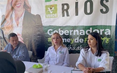 Respalda Brenda Rios Triunfo Virtual De Maru Campos Partido Verde Pri