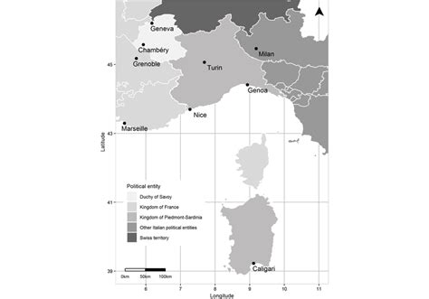 The Kingdom Of Piedmont Sardinia C 1780 Download Scientific Diagram